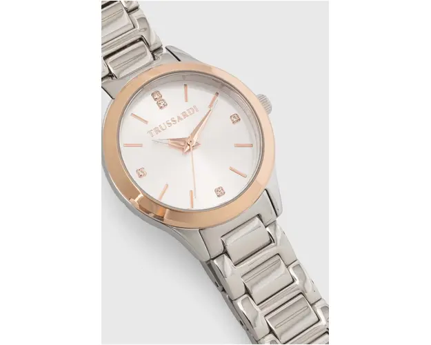 Trussardi ceas femei, culoarea argintiu, R2453151519