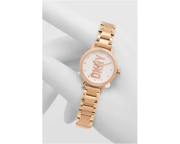 Dkny ceas femei, culoarea auriu, NY6648