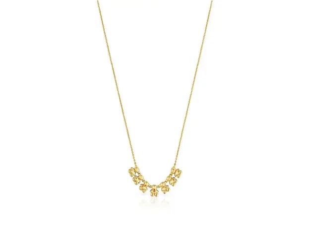 Tous colier din argint placat cu aur Bold Bear 1004195100