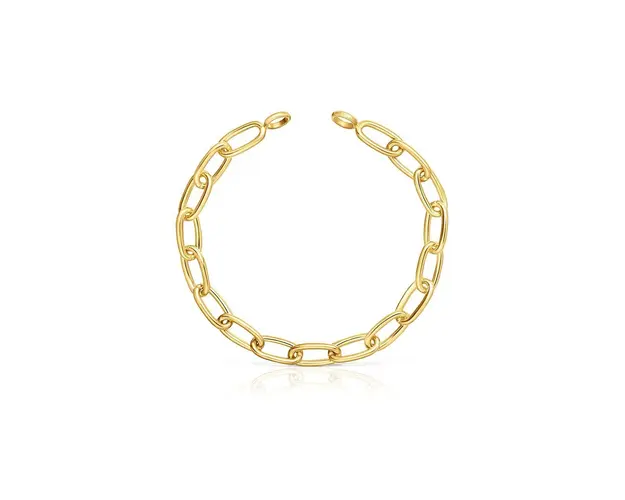 Tous bratara din argint placata cu aur Hold Oval 1004227700