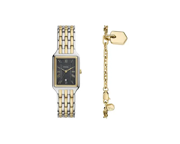 Fossil ceas si bratara culoarea argintiu, ES5376SET