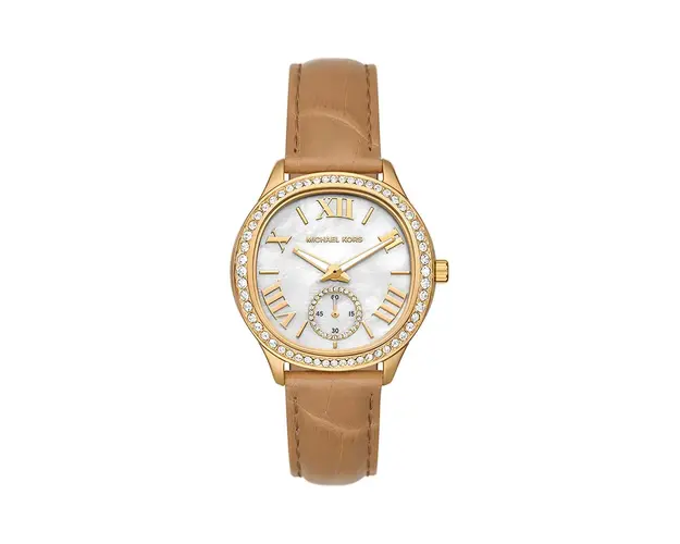 Michael Kors ceas femei, culoarea bej, MK4819