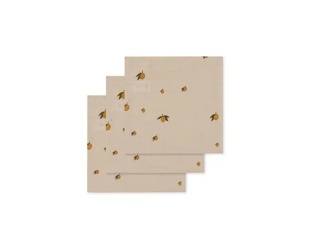 Konges Sløjd scutec 3-pack 3 PACK MUSLIN CLOTH GOTS