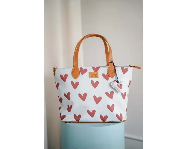 La Millou geanta Feeria HEARTBEAT BLUE