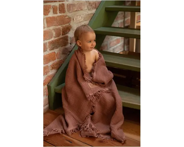 La Millou patura pentru copii CLAY Koc muślinowy 4 warstwowy