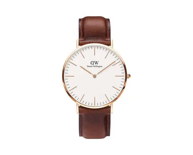 Daniel Wellington ceas Classic 40 St Mawes barbati, culoarea roz
