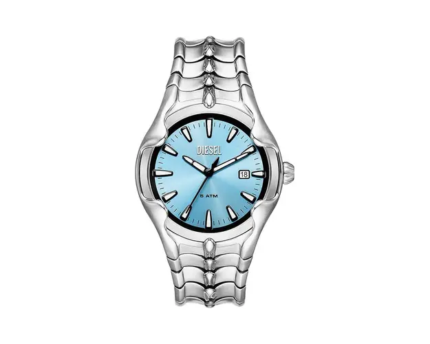 Diesel ceas barbati, culoarea argintiu