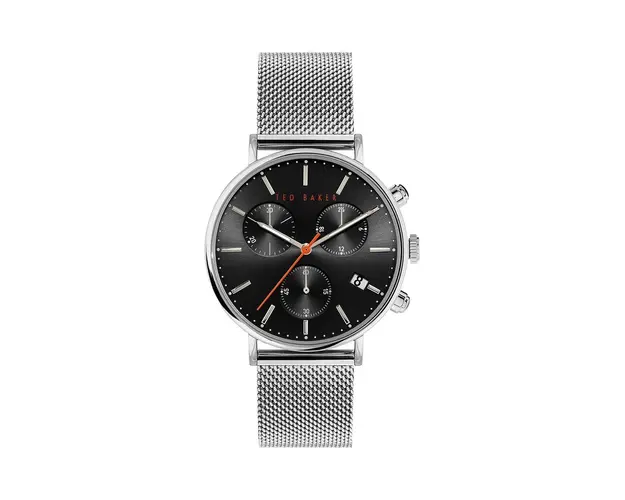 Ted Baker ceas barbati, culoarea argintiu, BKPMMS119