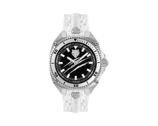 PLEIN SPORT ceas barbati, culoarea argintiu, PS8BA0224