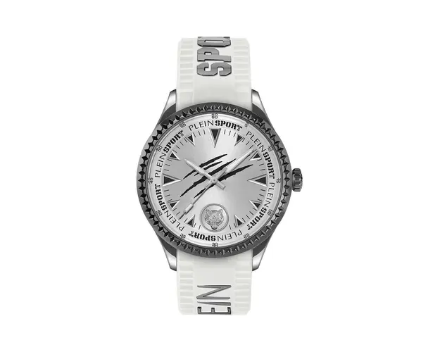 PLEIN SPORT ceas barbati, culoarea alb, PS5BA0224