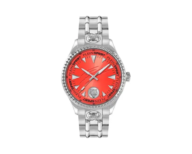 PLEIN SPORT ceas barbati, culoarea argintiu, PS5BA0724
