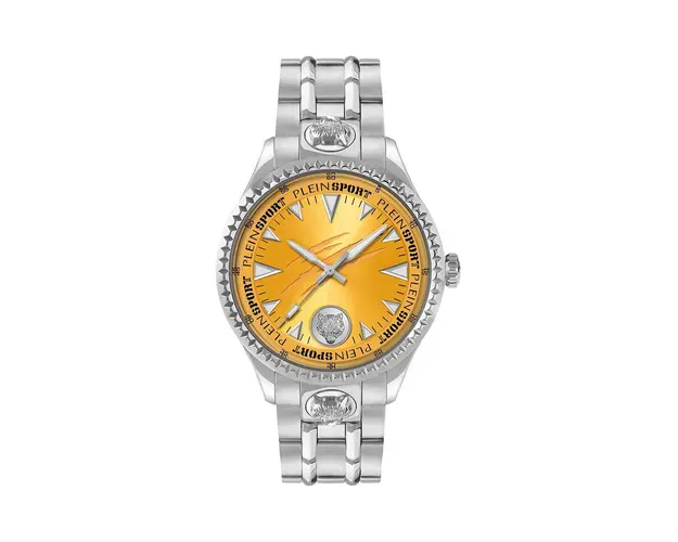 PLEIN SPORT ceas barbati, culoarea argintiu, PS5BA0824