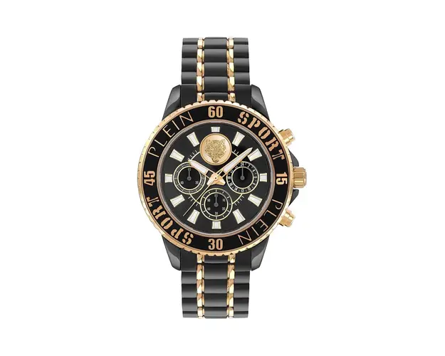 PLEIN SPORT ceas barbati, culoarea negru, PSMEA0624