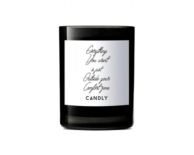 Candly - Lumanare parfumata de soia Everything you want is just outside your comfort zone 250 g