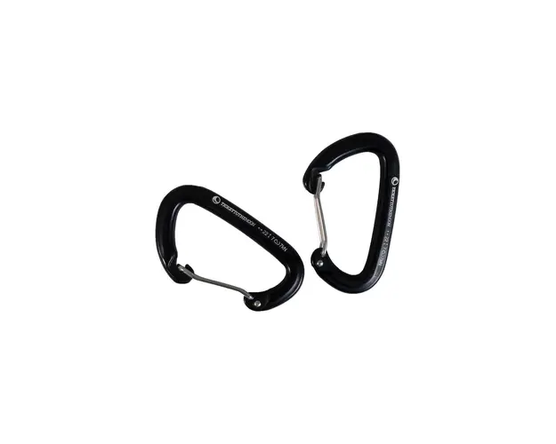 Ticket to The Moon carabiniere de montare pe hamac 22kN 2-pack culoarea negru