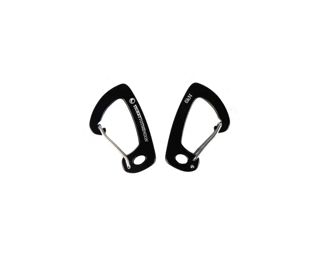 Ticket to The Moon carabiniere de montare pe hamac 6kN 2-pack culoarea negru