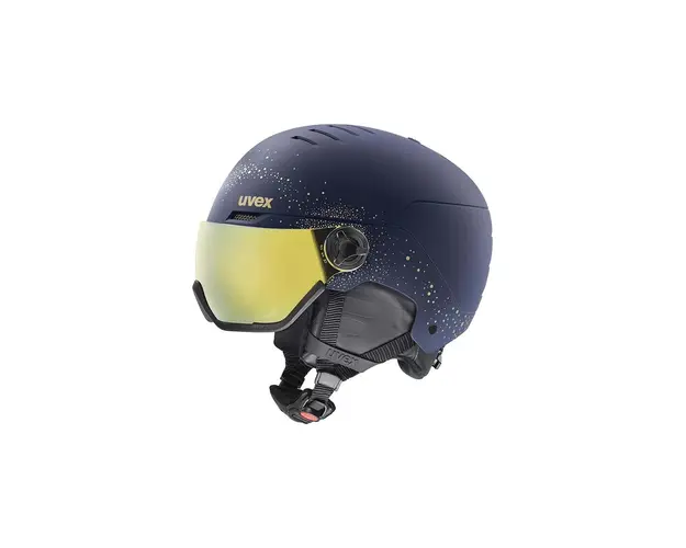 Uvex casca de schi Wanted Visor WE culoarea albastru marin