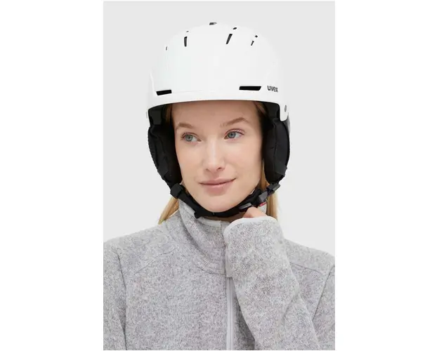 Uvex casca de schi Stance culoarea alb