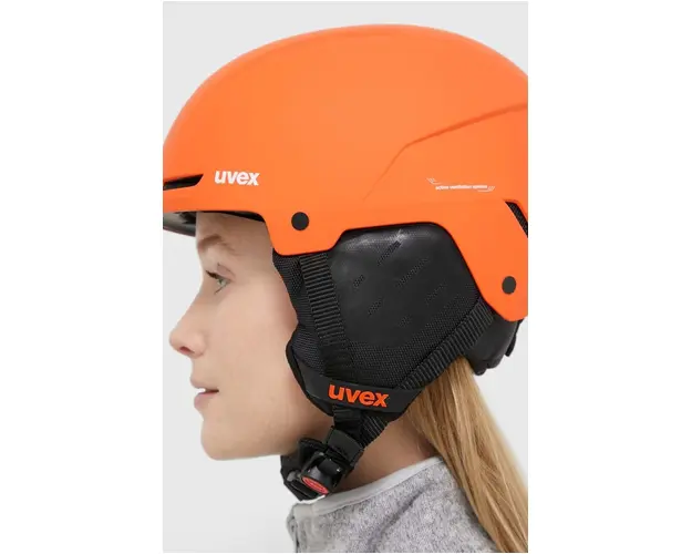 Uvex casca de schi Stance culoarea portocaliu