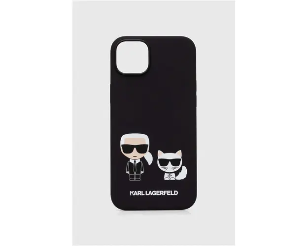 Karl Lagerfeld husa pentru telefon iPhone 14 Plus 6,7 culoarea negru