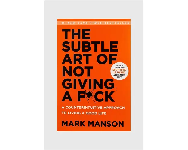 QeeBoo carte The subtle art of not giving a F*ck, Mark Manson, English