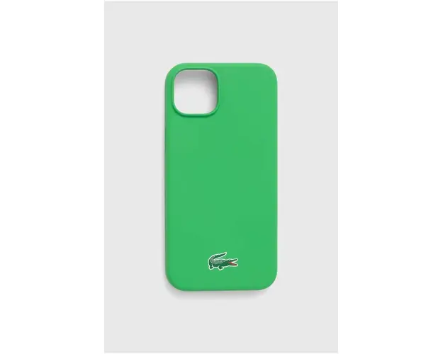 Lacoste Husa pentru telefon iPhone 15 Plus / 14 Plus 6.7" culoarea verde