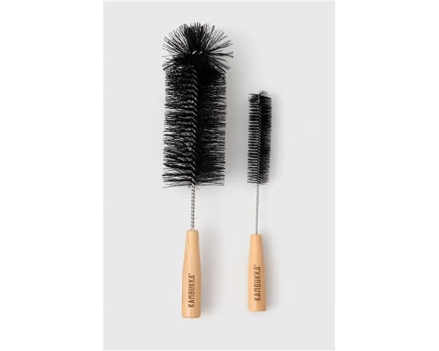 Kambukka perie de curatare sticle Brushing Bro’s. 2-pack culoarea negru