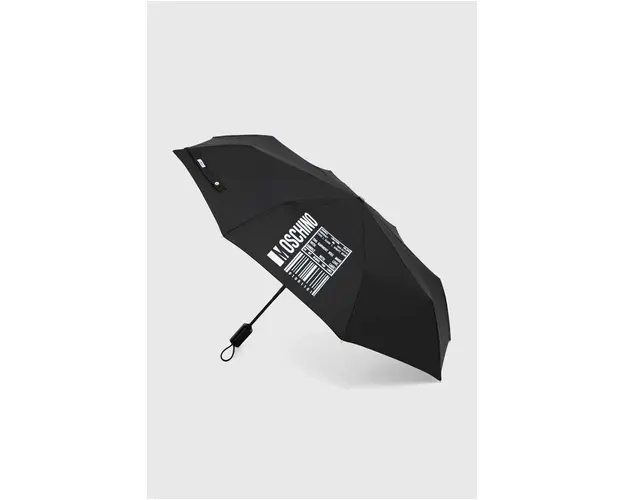 Moschino umbrela culoarea negru, 8941