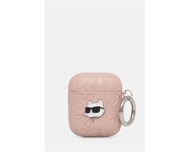 Karl Lagerfeld AirPods 3 culoarea roz, KLA3PGKCPP