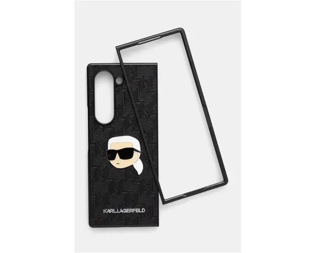 Karl Lagerfeld etui pentru telefon Z Fold6 F956 culoarea negru, KLHCZFD6PGKSKIHK