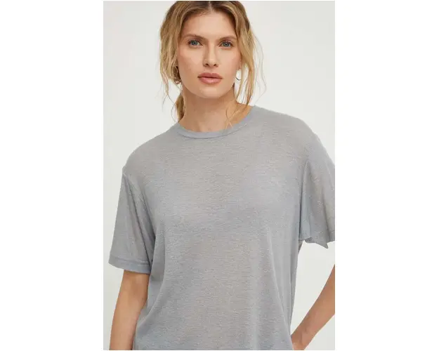 Day Birger et Mikkelsen tricou din lana culoarea gri