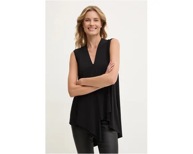 Joseph Ribkoff bluza femei, culoarea negru, neted, 161060