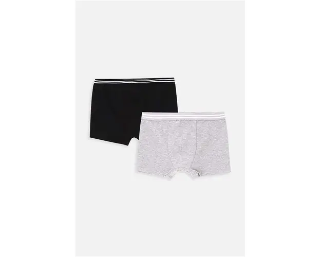 Coccodrillo boxeri copii 2-pack culoarea negru, BASIC UNDERWEAR