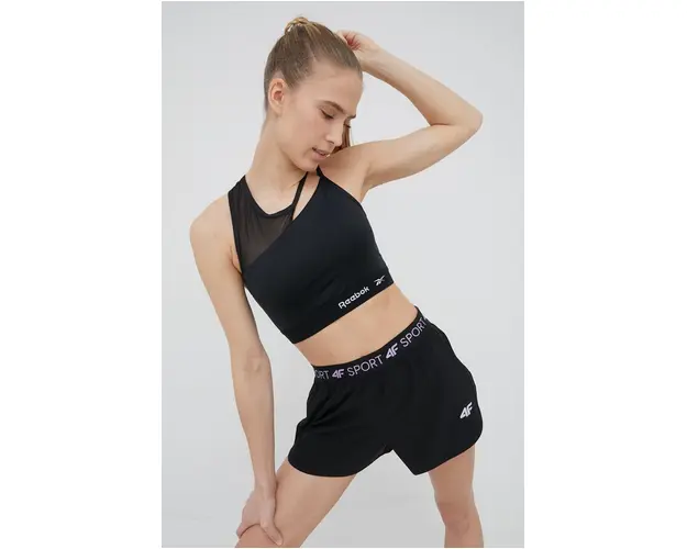 Reebok top de antrenament Cut Out F9762 culoarea negru, neted