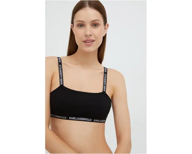 Karl Lagerfeld maiou de pijama culoarea negru