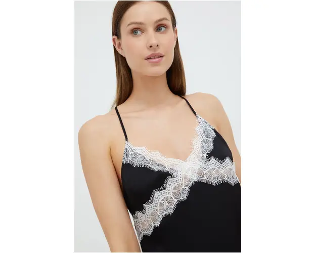 Karl Lagerfeld maiou de pijama culoarea negru