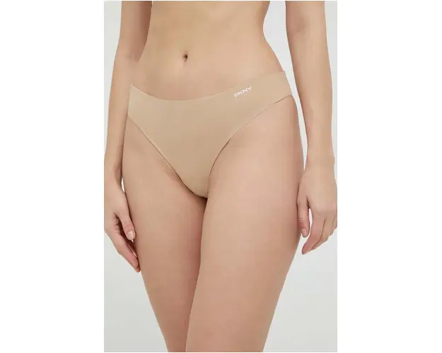 Dkny tanga 2-pack culoarea bej