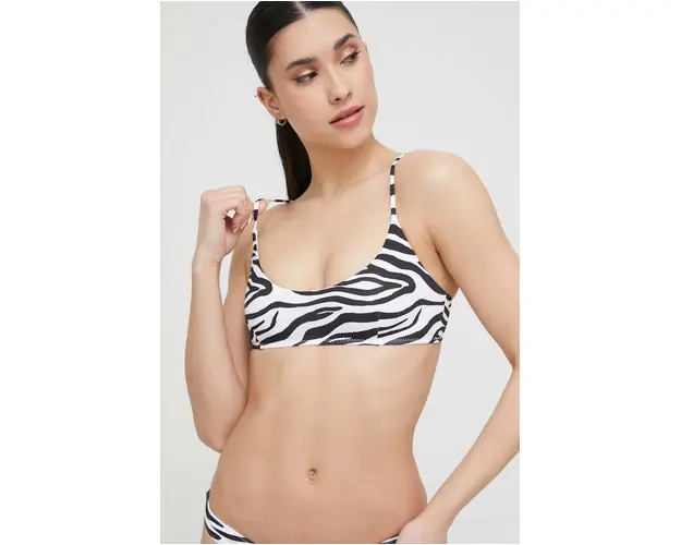 MC2 Saint Barth sutien de baie culoarea alb, cupa moale