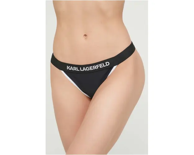 Karl Lagerfeld chiloti de baie culoarea negru
