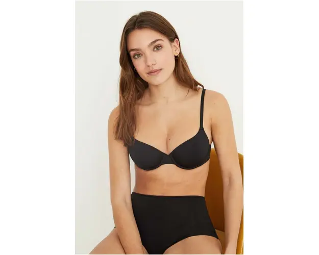 women'secret sutien BEAUTIFUL culoarea negru, neted