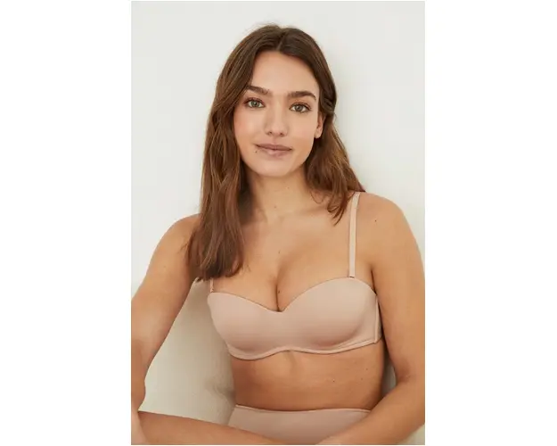 women'secret sutien ELEGANT culoarea bej, neted