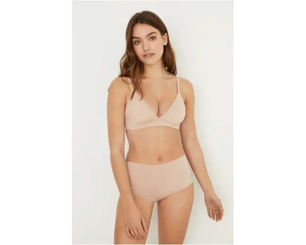 women'secret sutien NATURAL culoarea bej, neted