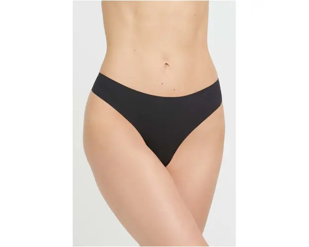 Dkny tanga 3-pack culoarea negru