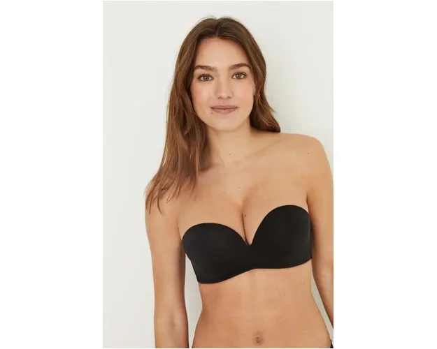 women'secret sutien SUPERB culoarea negru, neted