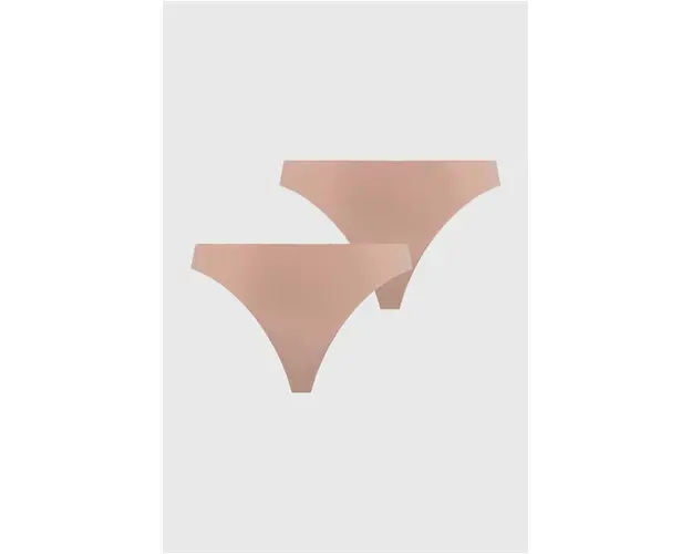 women'secret tanga 2-pack culoarea bej
