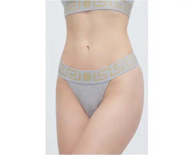 Versace tanga culoarea gri