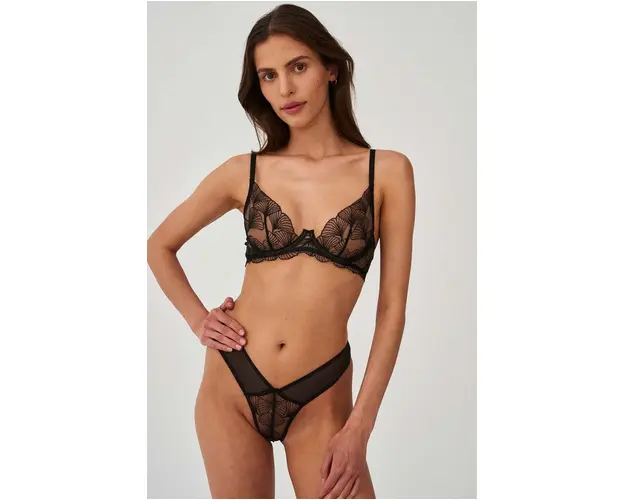 Undress Code sutien Adore Bra culoarea negru, dantela, modelator