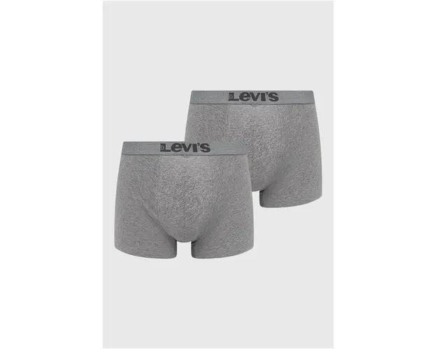 Levi's boxeri (2-pack) barbati, culoarea gri