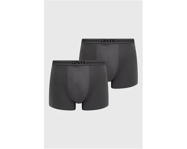 Levi's boxeri (2-pack) barbati, culoarea gri