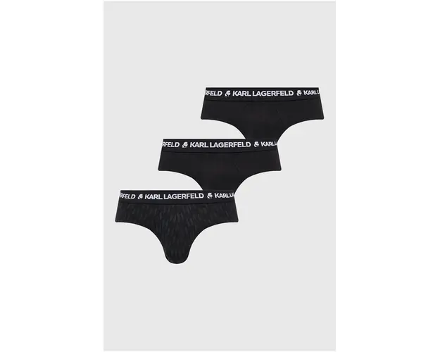 Karl Lagerfeld slip (3-pack) barbati, culoarea negru